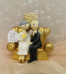 cake topper 50 anniversario centrotorta