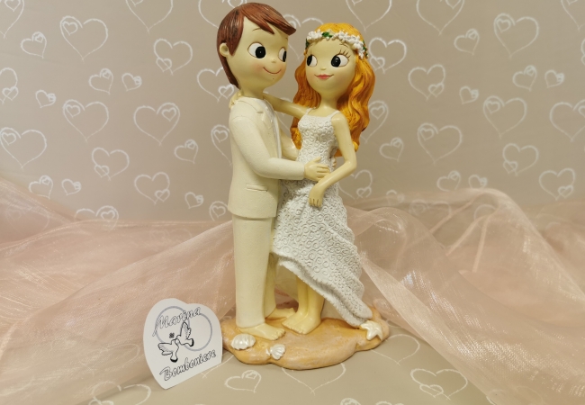 cake topper matrimonio spiaggia